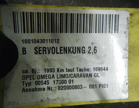 Lenkgetriebe / Servolenkung Opel Senator B  (Typ:AB 09/87) CD
