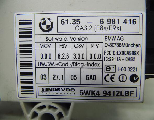 Engine Management Control Unit BMW 3 (E90)