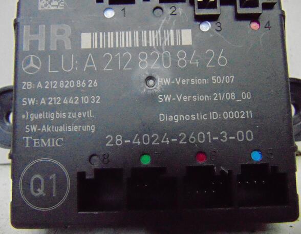 Engine Management Control Unit MERCEDES-BENZ E-Klasse T-Model (S212)