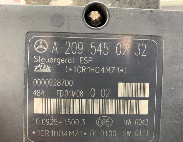 212912 Bremsaggregat ABS MERCEDES-BENZ C-Klasse (W203) A0034319412