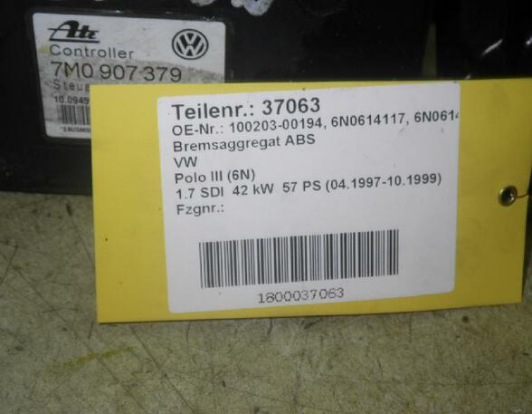 37063 Bremsaggregat ABS VW Polo III (6N) 100203-00194