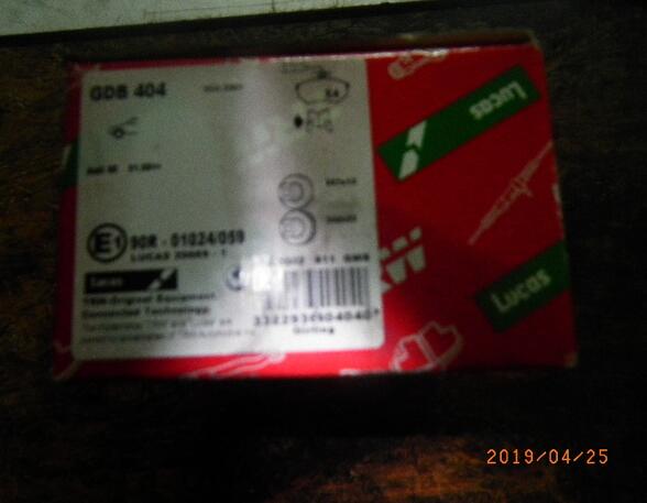 Disc Brake Pad Set AUDI 80 (893, 894, 8A2)