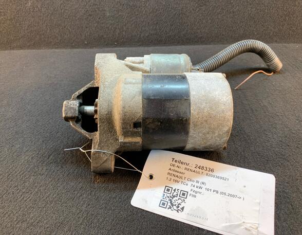 Starter RENAULT Clio III (BR0/1, CR0/1)