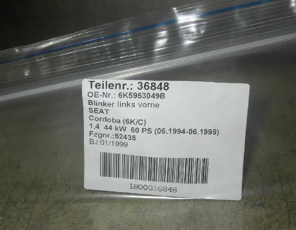 36848 Blinker links vorne SEAT Cordoba (6K/C) 6K5953049B