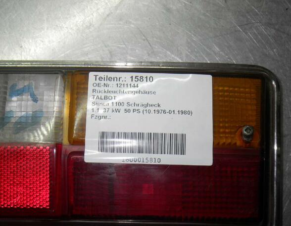 Combination Rearlight TALBOT Simca 1100 Schrägheck (--)