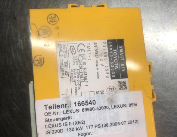 166540 Steuergerät LEXUS IS II (XE2) 89990-53030
