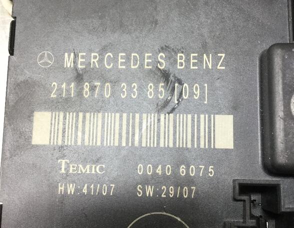 167516 Steuergerät MERCEDES-BENZ E-Klasse Kombi (S211) 2118703385