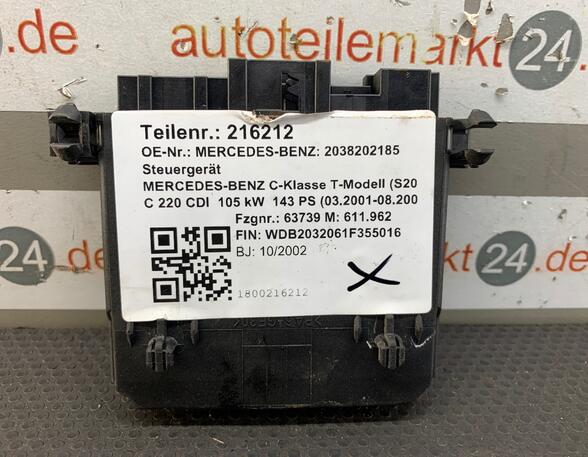 216212 Steuergerät MERCEDES-BENZ C-Klasse T-Modell (S203) 2038202185