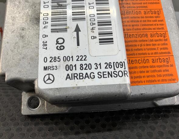 215458 Steuergerät Airbag MERCEDES-BENZ A-Klasse (W168) 0018203126