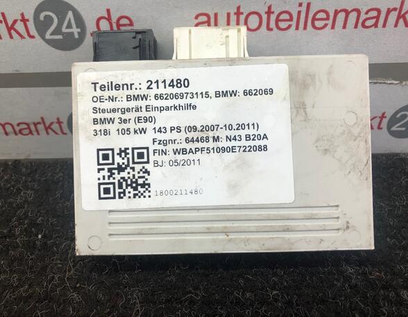 (211480 Steuergerät Einparkhilfe BMW 3er (E90) 9252639)