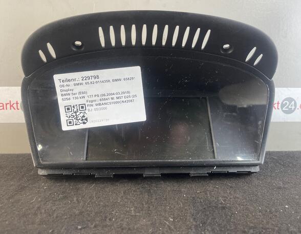 229798 Display BMW 5er (E60) 65.82-9114358