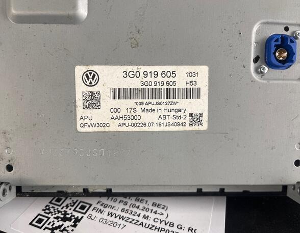 (222436 Bedienteil Navigaton Display VW Golf VII (5G1, BQ1, BE1, BE2) 3G0919605