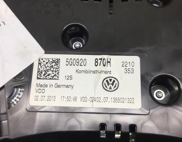 (157540 Tachometer CNG VW Golf VII (5G) 5G0920870H)
