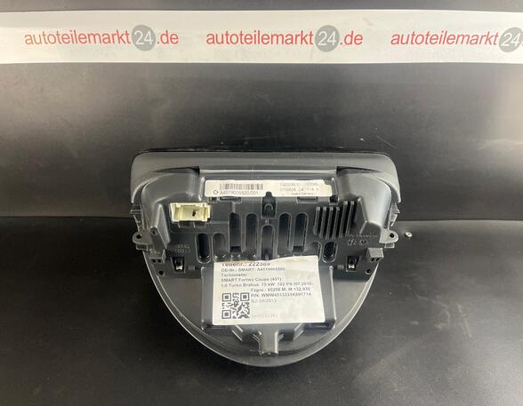 Speedometer SMART Fortwo Coupe (451)