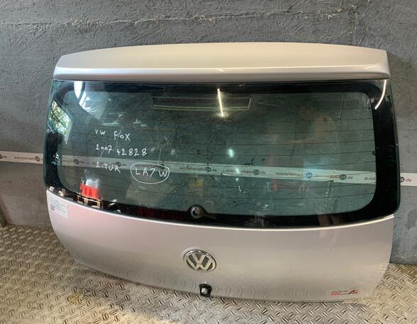 240889 Heckklappe mit Fensterausschnitt VW Fox SchrÃ¤gheck (5Z) 5Z6827025D FKZ