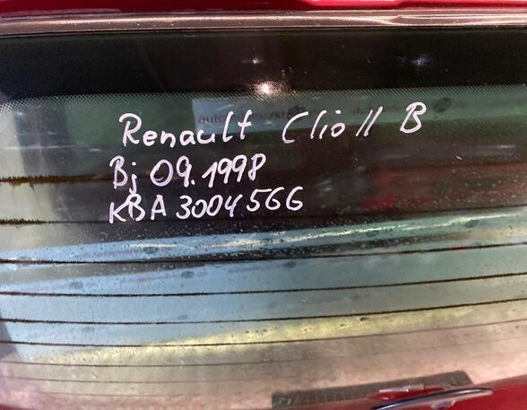 Rear Door RENAULT Clio II (BB, CB), RENAULT Thalia I (LB0/1/2), RENAULT Clio III (BR0/1, CR0/1)