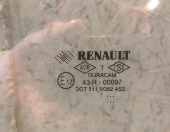 Door Glass RENAULT Clio III (BR0/1, CR0/1), RENAULT Clio II (BB, CB)