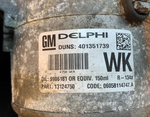 Air Conditioning Compressor OPEL Meriva (--)