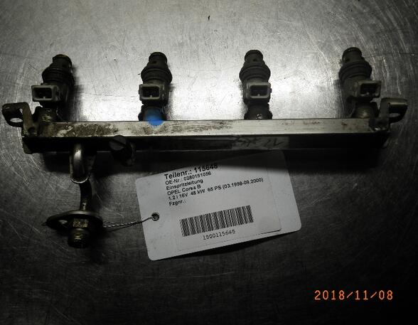 Injection System Pipe High Pressure OPEL Corsa B (73, 78, 79)