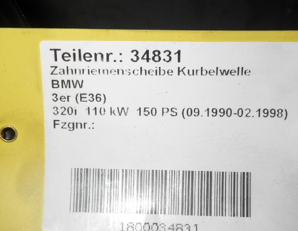 34831 Zahnriemenscheibe Kurbelwelle BMW 3er (E36)