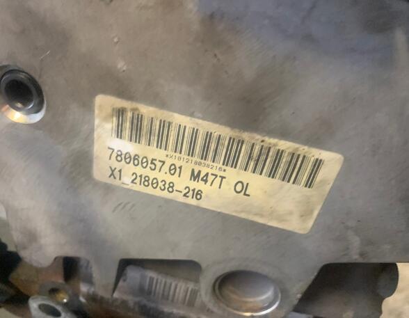 213031 Motor ohne Anbauteile BMW 3er (E46) M47D20