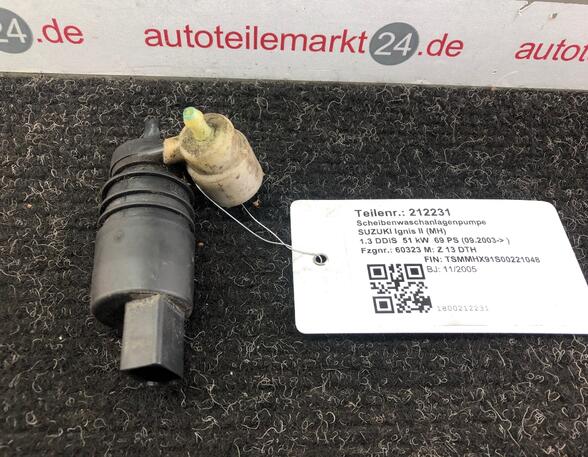 Window Cleaning Water Pump SUZUKI Ignis II (MH)