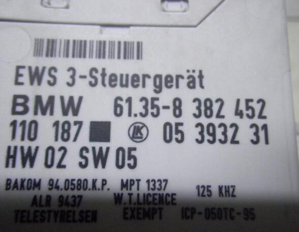18858 Steuergerät Wegfahrsperre BMW 5er (E39) 61.35-8382452