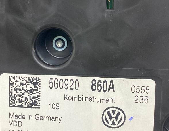 Snelheidsmeter VW Golf VII (5G1, BE1, BE2, BQ1)