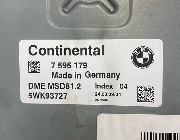 Engine Management Control Unit BMW 1er Cabriolet (E88)