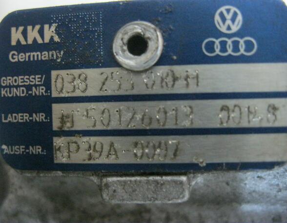 TURBOLADER (Gemischaufbereitung) VW New Beetle Diesel (9 C/1 Y) 1896 ccm 77 KW 2006>2010