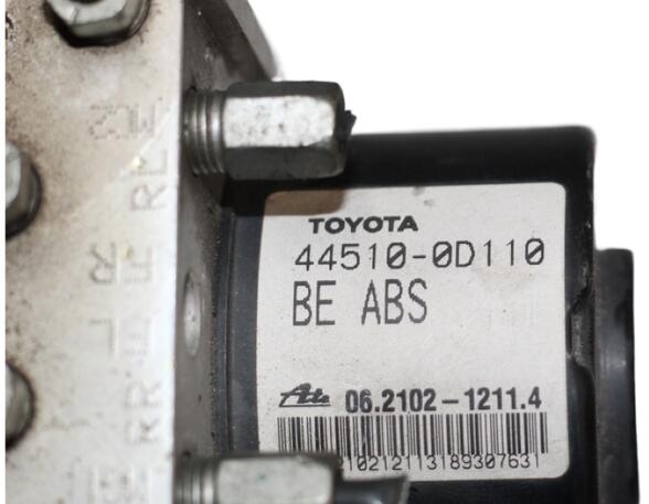 Hauptbremsaggregat ABS  (Bremsen vorn) Toyota Yaris Benzin (XP9) 998 ccm 51 KW 2005>2009