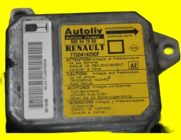 Steuergerät Airbag  (Sicherheitselektronik) Renault Megane Benzin (DA, BA, LA, KA, EA) 1598 ccm 55 KW 1998>1999