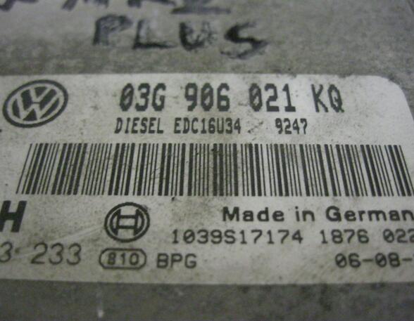 STEUERGERÄT MOTOR (Steuergeräte) VW Golf Diesel (1K/1KP/5M/1KM) 1896 ccm 77 KW 2006