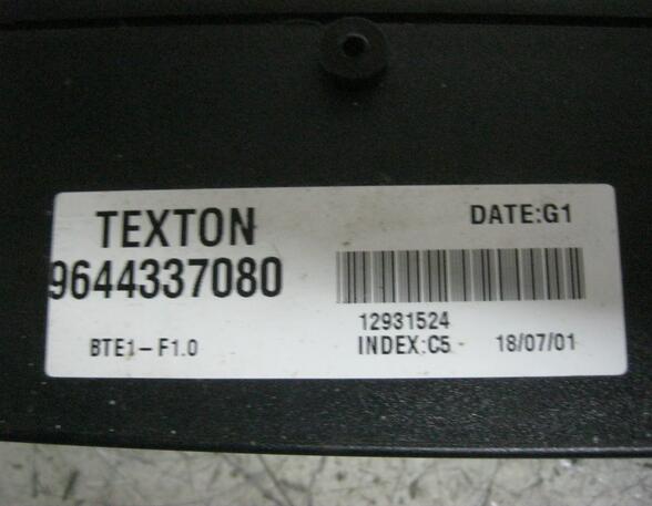 Xenon Light Control Unit PEUGEOT 206 CC (2D)