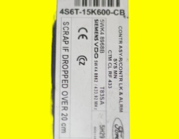 Steuergerät  (Steuergeräte) Ford Fiesta Benzin (JH1/JD3) 1299 ccm 51 KW 2006>2007