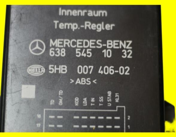 Heating / Ventilation Control Unit MERCEDES-BENZ Vito Kasten (W638)