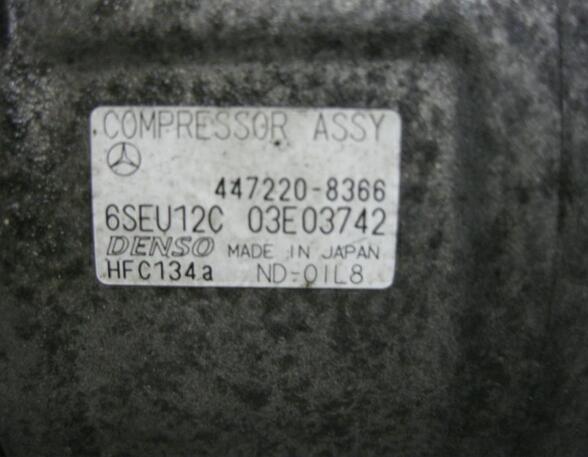 KOMPRESSOR KLIMAANLAGE (Heizung/Klimaanlage) Mercedes-Benz A-Klasse Diesel (168) 1689 ccm 70 KW 2001>2004
