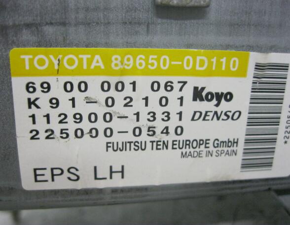 Fuel Injection Control Unit TOYOTA Yaris (KSP9, NCP9, NSP9, SCP9, ZSP9)