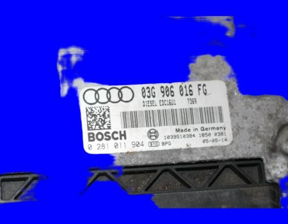 Steuergerät Dieseleinspritzung  (Gemischaufbereitung) Audi Audi A3 Diesel (8P) 1896 ccm 77 KW 2008>2009