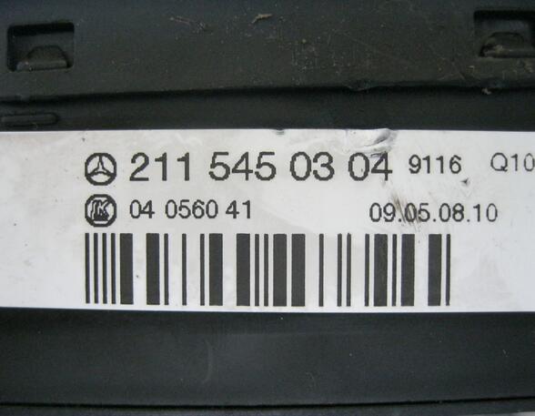 LICHTSCHALTER (Lenkrad und Zubehör) Mercedes-Benz E-Klasse Diesel (211) 2148 ccm 125 KW 2006>2009