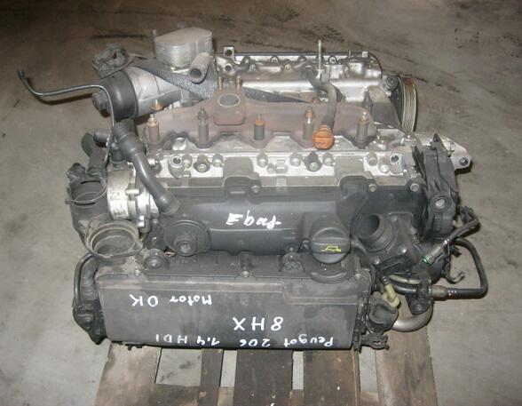 MOTOR OHNE ANBAUTEILE (Motor) Peugeot 206 Diesel (2KFX/2NFZ/) 1398 ccm 50 KW 2002