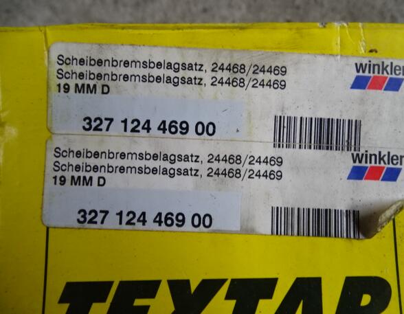 Bremsbelagsatz Scheibenbremse FIAT Ducato Bus (250, 290) Textar 2446901 