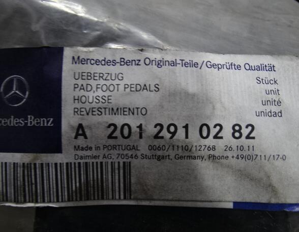 Pedalbelag Bremspedal MERCEDES-BENZ 190 (W201) A2012910282 Original