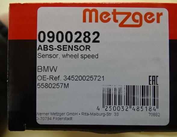 Wheel Speed Sensor BMW 7 (E38) Metzger BMW 34520025721