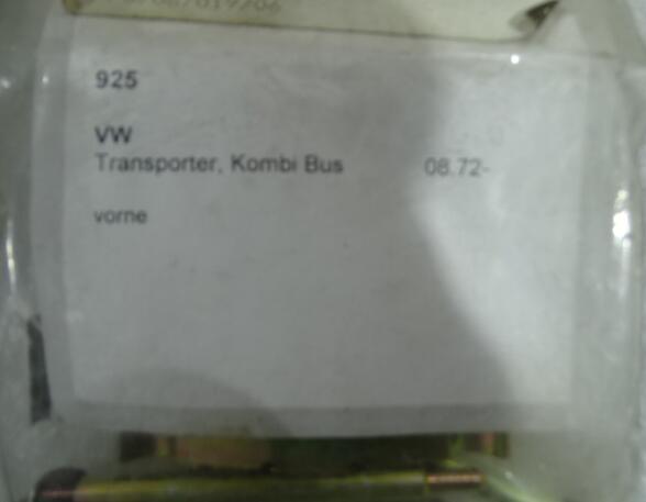 Accessoireset schijfremblok VW TRANSPORTER T2 Bus Europart 3904600157