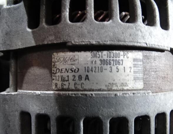 Dynamo (Alternator) VOLVO S40 II (544), VOLVO V50 (MW) 104210-3512 3M5T-10300-PC