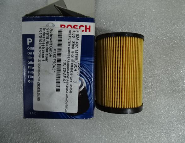 Oil Filter AUDI A4 Avant (8K5, B8) F 026 407 157 / 03N 115 5