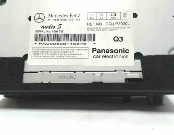 Radio Cassette Player MERCEDES-BENZ A-Klasse (W168)