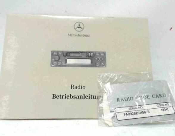 Radio–Cassettespeler MERCEDES-BENZ A-Klasse (W168)
