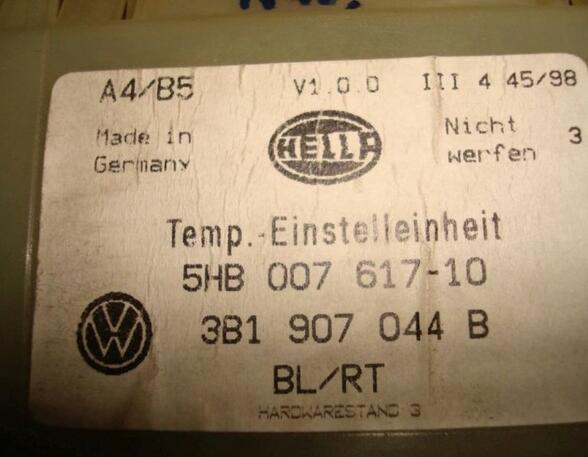 Heizungsbetätigung Klimabedienteil  VW PASSAT VARIANT (3B5) 1.8 92 KW